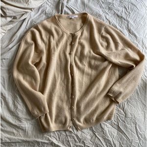 French cashmere cardigan
